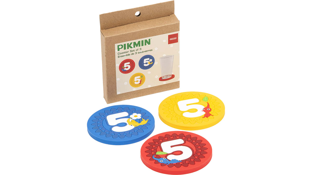 Pikmin™ - Pellet Coaster Set of 3 - Nintendo Official Site